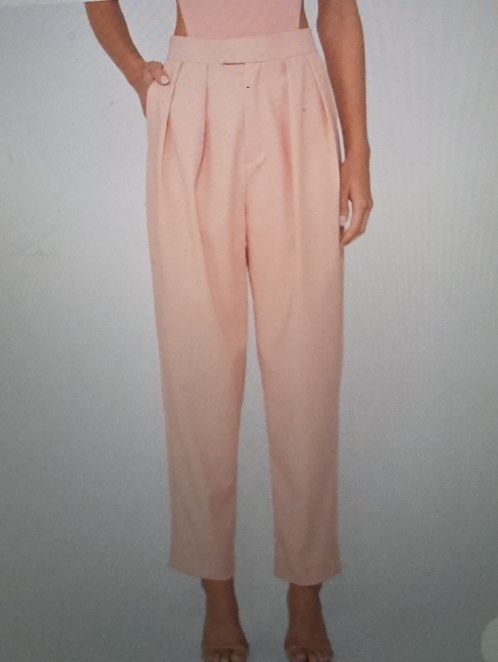 NONCHALANT LABEL Robyn Pant Peach Size S $297